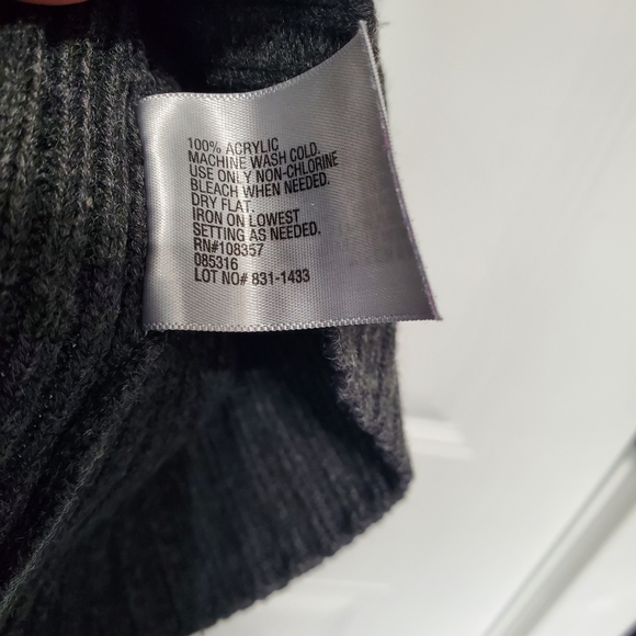 Worthington Cowl Neck Short Sleeved Gray Sweater - Picture 6 of 14